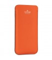 Funda Itaca Iphone 12 Mini Piel Naranja Y Negro